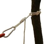 Ropeset Easy White - frânghie de lungime reglabilă cu carabinier by MacaMex MA-21060 color white