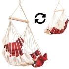 SoftChair Hot Chocolate Hot Chocolate Scaun suspendat certificat FSC™ tapițat roșu rezistent la intemperii by MacaMex MA-11501 color red
