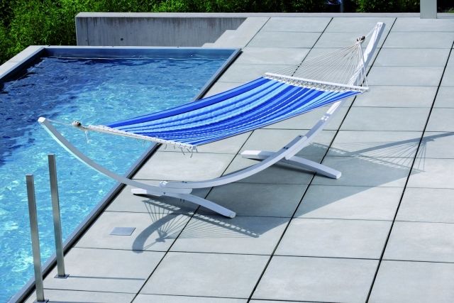 Hammock Set Luxus Sylt by Jobek - Germany JO-11118-OLD color blue