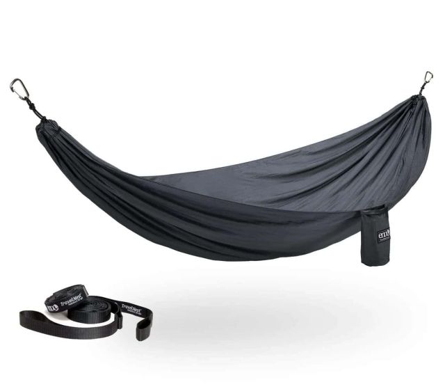 TravelNest Hamac + curele Combo Charcoal by ENO EN-TRN039 color grey/silver
