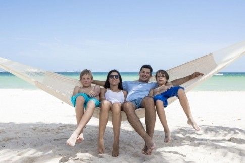 Natura hamacului Jumbo din Mexic by MacaMex MA-00150 color natur / beige