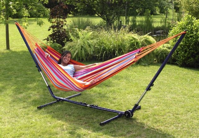 Hammock-Set Baiana red by LaSiesta ME3BA2 color red
