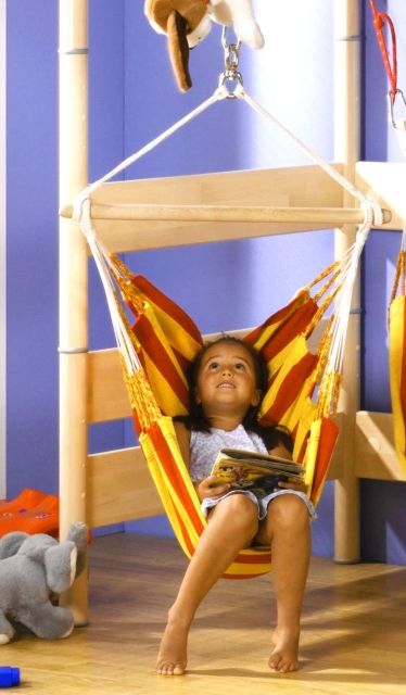 Chica - Children Hanging chair by LaSiesta LS-CHC10-2 color red