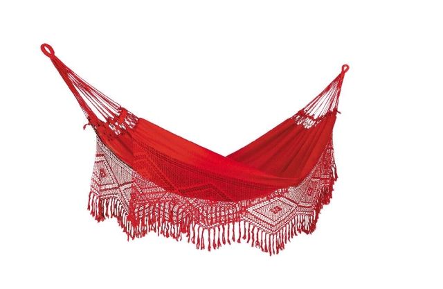 Hammock Decorativa H160 red by LaSiesta LS-DEH16-2 color red