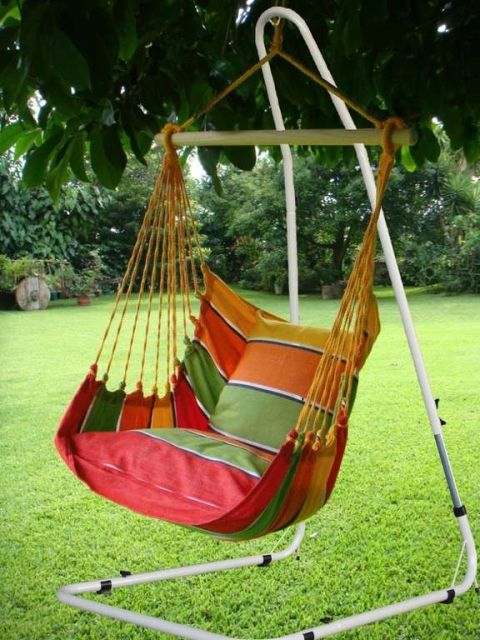 Hanging Chair Lazy + Cayo Grande Fruta by MacaMex MA-91013 color multicolor