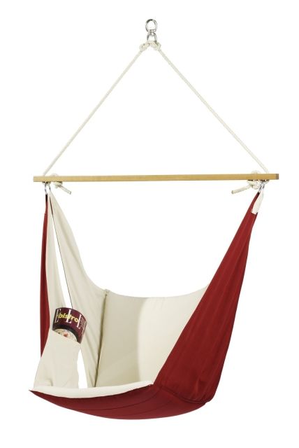North American Style Hanging chair NQC10-21 by LaSiesta LS-NQC10-21 color red