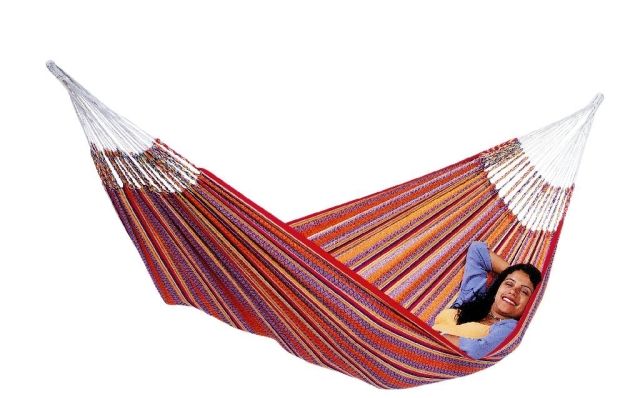 Double-Hammock Pintoresca H160 jacquard by LaSiesta LS-PIH16-2 color multicolor