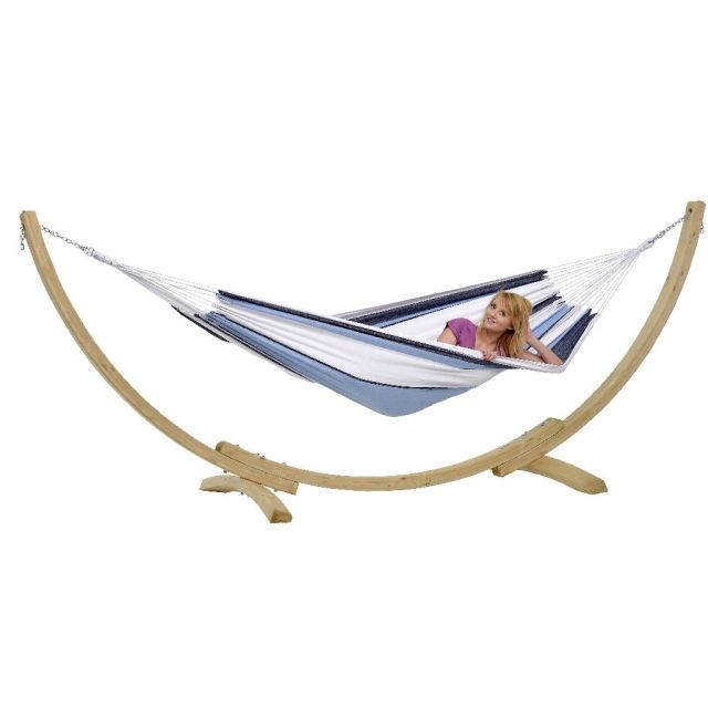 Hamac cu cadru Apollo Salsa Marine by Amazonas AZ-6010120 color blue