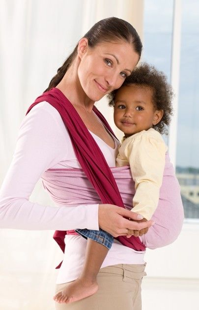 Carry Sling Girl 450cm by Amazonas AZ-5060301-OLD color red