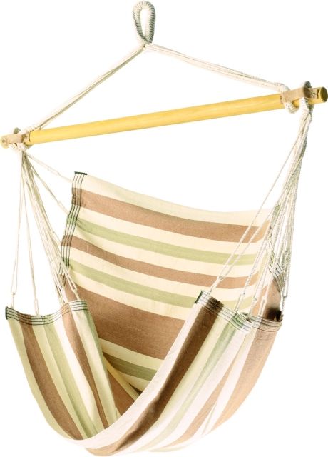 XXL Bio hammock chair striped by Jobek - Germany JO-25533-OLD color brown
