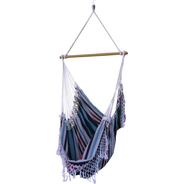 Brazilian Hammock Chair (Denim) by Vivere VI-B512 color blue