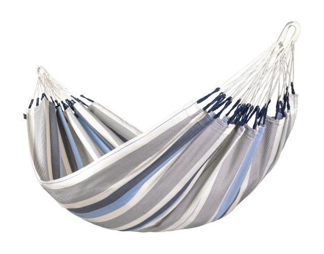 Brisa Sea Salt - hamac simplu rezistent la intemperii, albastru-alb 300 cm by LaSiesta LS-BRH14-13 color blue