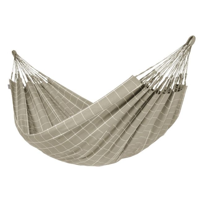 Brisa Almond - hamac dublu rezistent la intemperii by La Siesta LS-BRH16-W6 color grey/silver