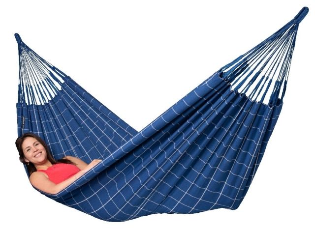 Brisa Marine - hamac dublu rezistent la intemperii by LaSiesta LS-BRH16-W3 color blue
