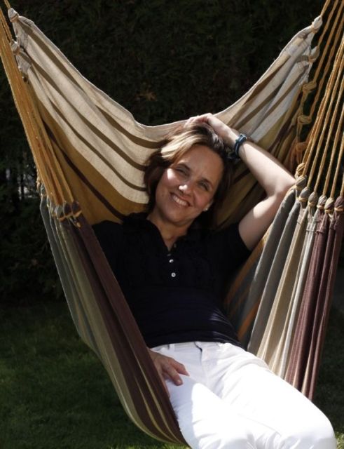 Hanging Chair XL Cayo Grande Mocca by MacaMex MA-11101 color brown