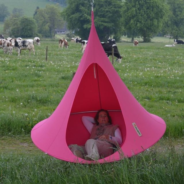 Dublu agățat peșteră fuchsia by Cacoon HI-DF11 color pink