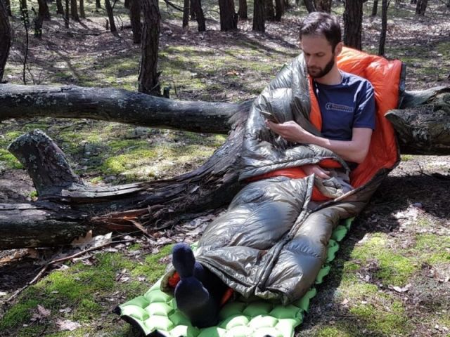 Pătură de camping și sac de dormit Camp Quilt GLOW™ 5 by Bushmen BU-1CAQGL5