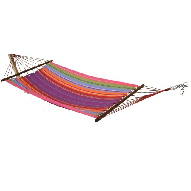 Caribe Grande Colorido - Hamac dublu cu stâlp by MacaMex MA-02106 color multicolor