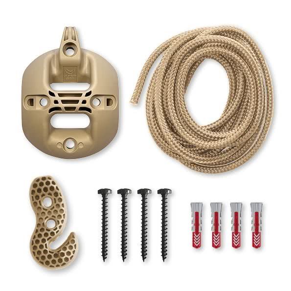 Set de montare CasaMount pentru scaun suspendat bej by La Siesta LS-CMG30-6 color beige