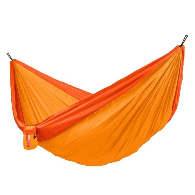 Colibri 3.0 Sunrise - Hamac de călătorie dublu cu suspensie by LaSiesta LS-CLT19-22 color orange