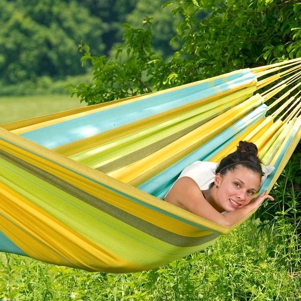 Colombiana limona - Hamac dublu galben by Amazonas AZ-1015220 color yellow