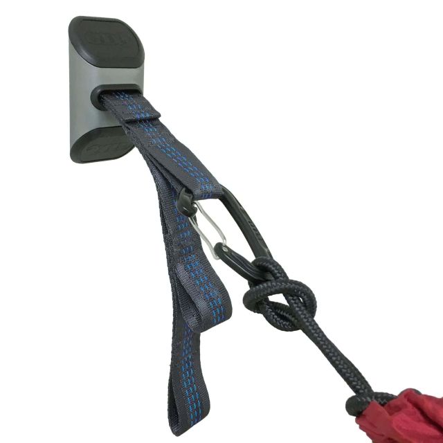 Deluxe Hamac Hanging Kit Deluxe Hamac Charcoal by ENO EN-HK002 color grey/silver