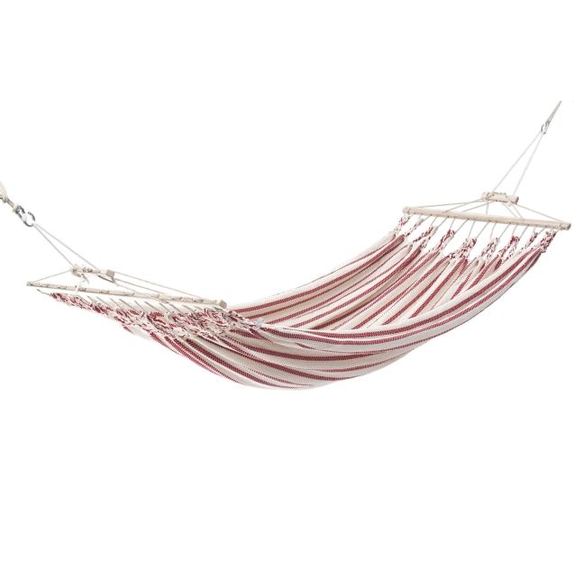 Chico Double Hammock Cotton 4 White-Red by Chico CI-2104 color red