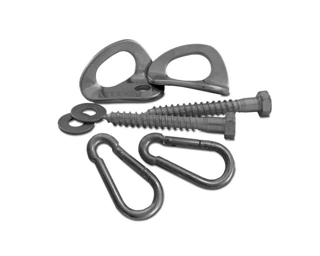 Hamac Hanging Kit Silver by ENO EN-HK001 color grey/silver