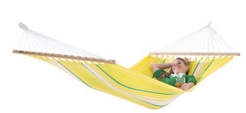Yellow Organic Cotton spreader bar Hammock Islena from La Siesta ISR11-5 by LaSiesta LS-ISR11-5 color yellow
