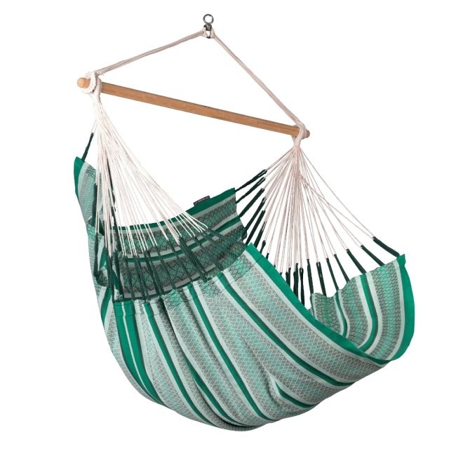Habana Agave - Scaun suspendat Confort din bumbac organic verde by LaSiesta LS-HAL18-X4 color green