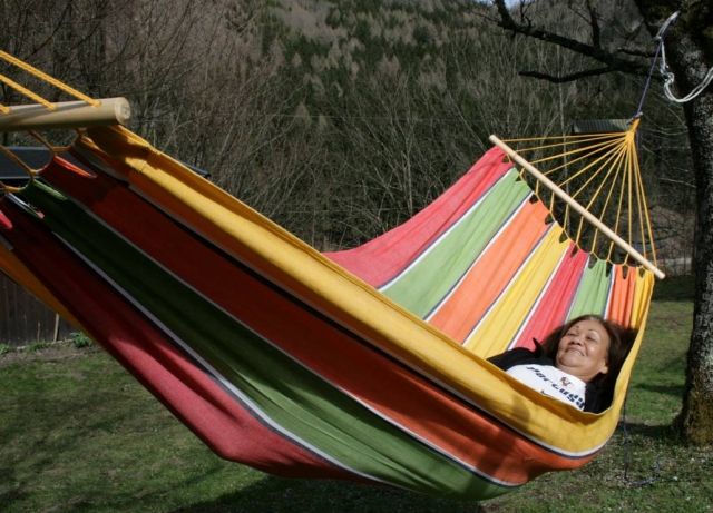 Hammock Set Siesta Grande Deluxe Caribe Fruta Set by MacaMex MA-90233 color multicolor