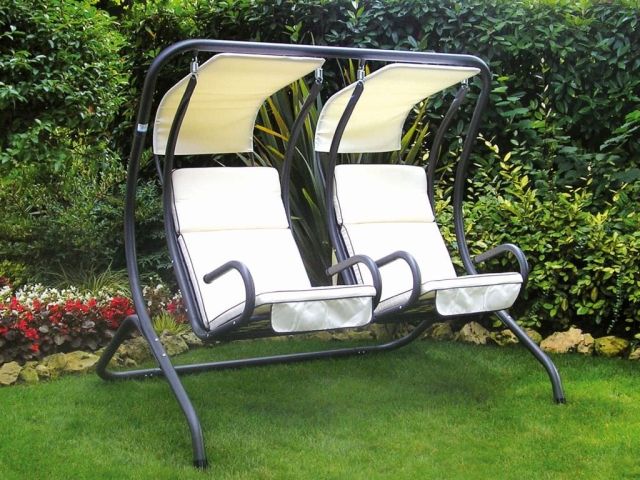 Double swing alux ecru by MacaMex DO-10-OLD color natur / beige