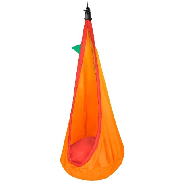 Joki Foxy - peșteră suspendată pentru copii din bumbac organic portocaliu by LaSiesta LS-JCD70-22 color orange