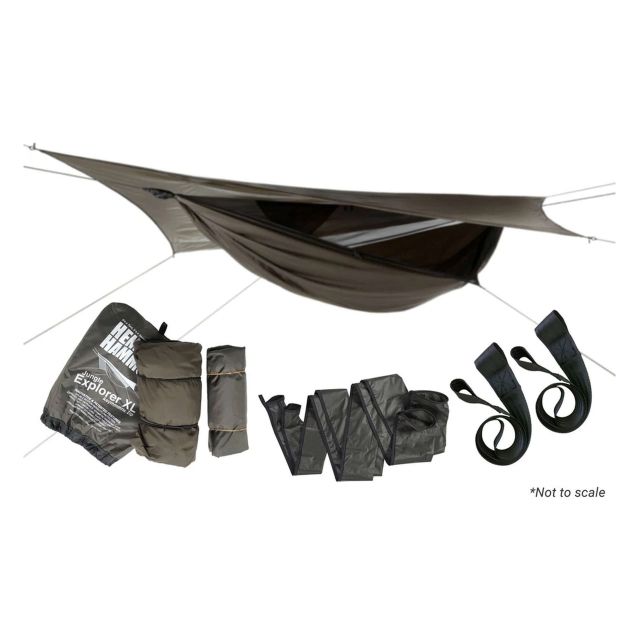 Jungle Explorer Zip Xl by Hennessy Hammocks HH-M38 color brown
