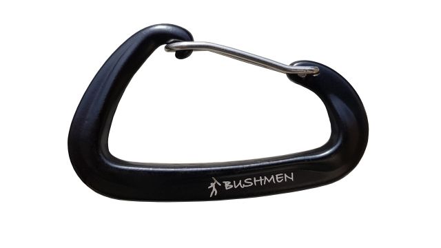 Ultralight carabinier negru 1 bucată by Bushmen BU-1CAUL12KN21G 