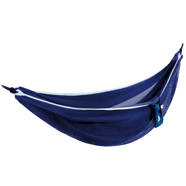 Mesh Polyester Hammock - Double - Navy/Turquoise by Vivere VI-MESH2-42 color multicolor
