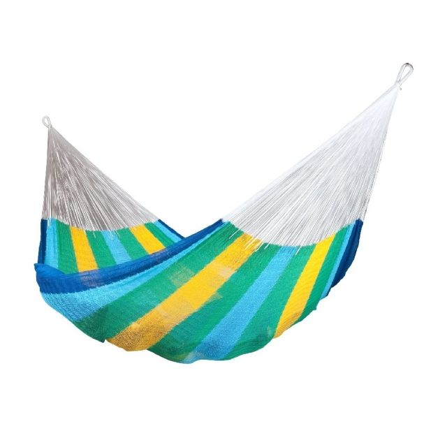 Maya-Net hammock Mexicana H240 canaria by LaSiesta LS-MXH24-8-OLD color multicolor