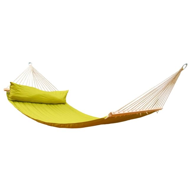 Miami Apple Green (certificat FSC™) - hamac căptușit rezistent la intemperii by MacaMex MA-25506 color green