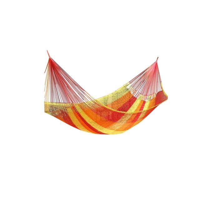 Hamac mexican de plasă - Matrimonial Solar by MacaMex MA-00031 color multicolor