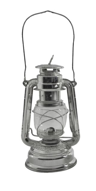 Storm lantern Eternity, galvanized by Feuerhand RE-402500 color grey/silver