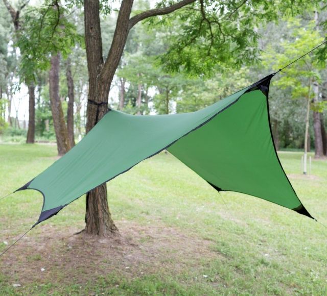 OffRoad Tarp Hex Fly verde măsliniu - Acoperiș de ploaie by Hideaway Outfitters HO-10000 color green