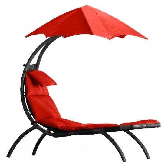 The Original Dream Lounger - Cherry Red by Vivere VI-DRMLG-CR color red