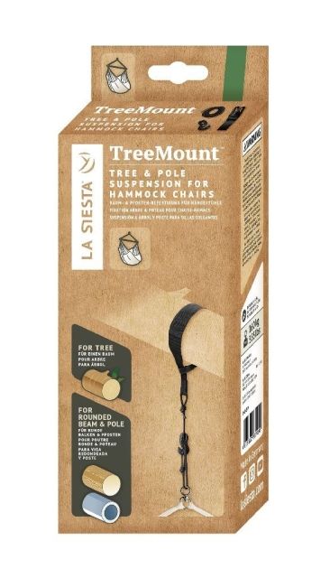 TreeMount Black - set de montare pentru scaunul suspendat și scaunul hamac by La Siesta LS-TMG45-9 