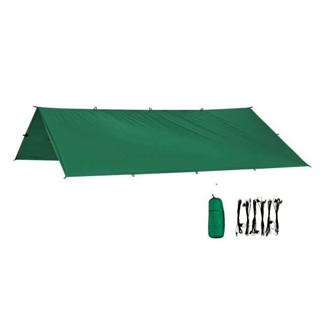 Ultra Tarp 4X3 Deep Green by Bushmen BU-ULTARP4x3dg color green