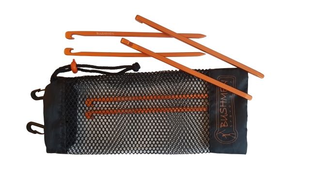 Cuie ultraușoare, speciale pentru terenuri dure și pietruite 6 bucăți by Bushmen BU-ULNLPG10g6pc color orange