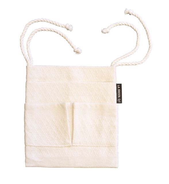 Útil Latte - Organic Cotton Hammock Utility Pocket by LaSiesta LS-UT-X1 color natur / beige
