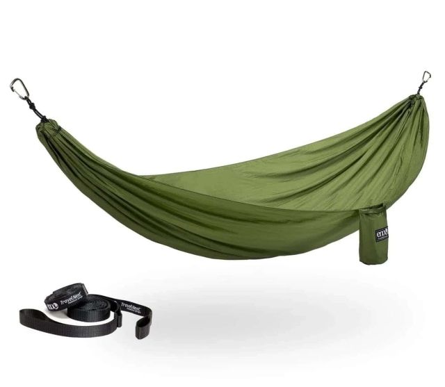 TravelNest Hamac + curele Combo Moss by ENO EN-TRN062 color green