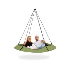 Pat suspendat verde 1,8 m, rezistent la intemperii by Hangout Pod TI-HAB18BKSE color green