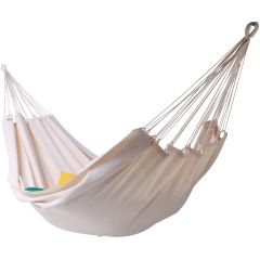 Brasil Ceara Natur - Hamac simplu din Brazilia bumbac natural alb by MacaMex MA-01010 color natur / beige