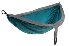DoubleNest turcoaz cu margine gri hamac ușor DoubleNest by ENO EN-DN011 color turquoise